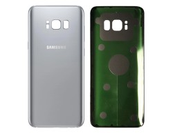 Akkufedél Samsung Galaxy S8 (SM-G950) hátlap + ragasztóval, ezüst